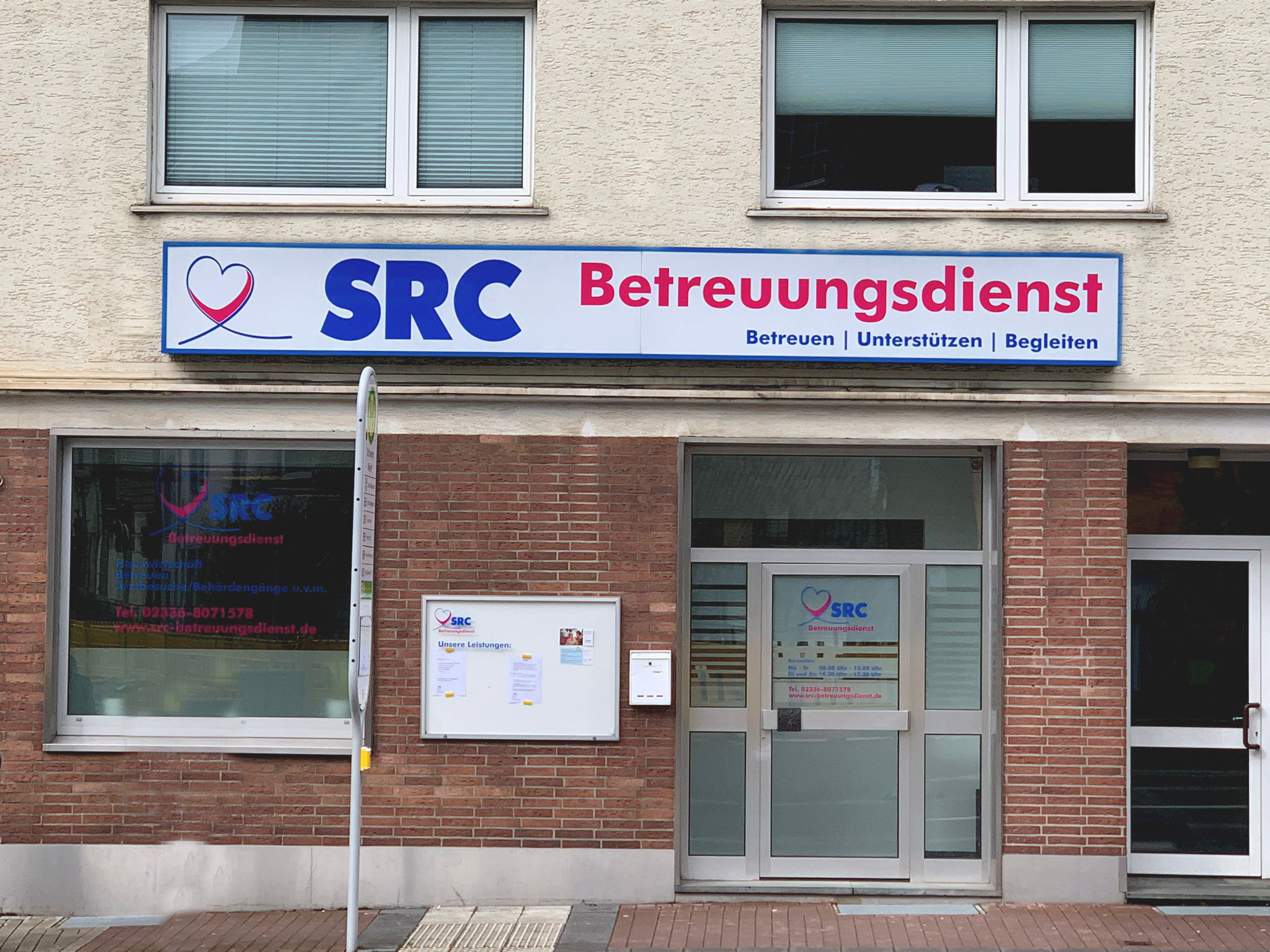 SRC Betreuungsdienst - Eingang